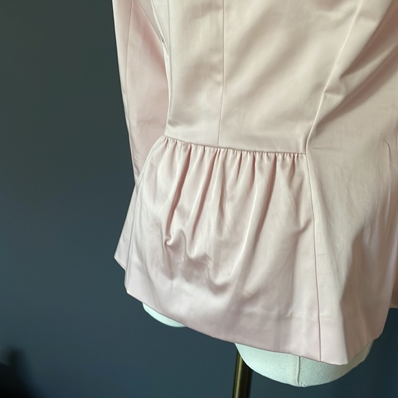 LUISA SPAGNOLI pink coton jacket with black details size 42 - Picture 4 of 4